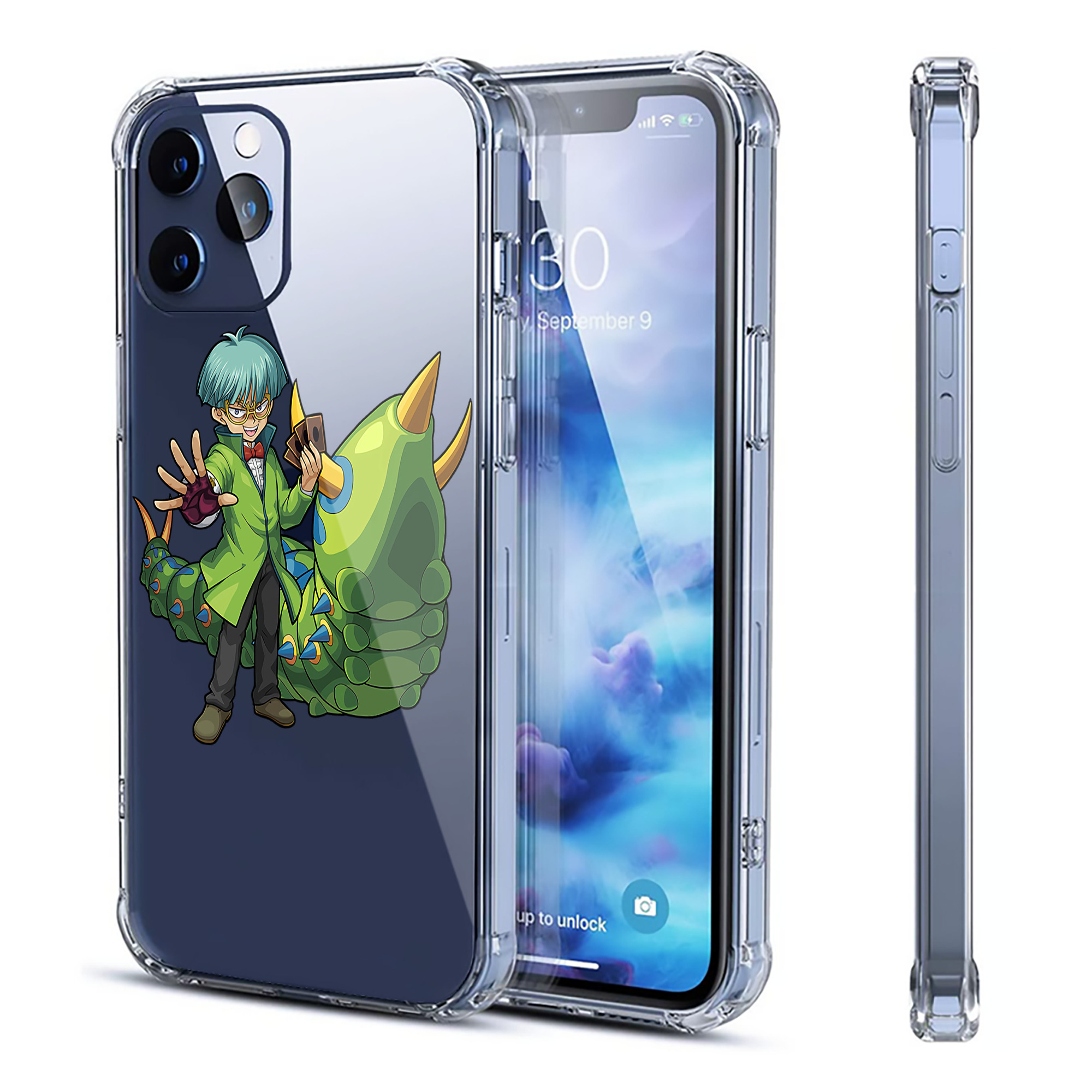 （画像用） 遊☆戯☆王 Yu-Gi-Oh! 【iPhone 12シリーズ対応】透明スマホケース（クリアソフトケース）